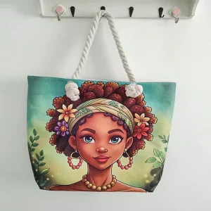 Stock Custom Cute Design Portable Large Capacity Light Weight Organic Cotton Canvas Shopping Tote Bags Recyclable
