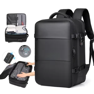 Stock Large Capacity Backpack Anti-Theft Custom Vacuum Compression Waterproof Bag Travel Business Laptop Backpack