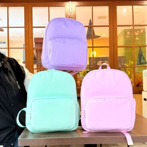 Stoney Clover Candy Colors Waterproof Student Multi Functional Nylon Girls Oversleeping Bag Teens School Mini Kids Backpack Bags