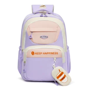 Student Backpack Multi Pocket School Daypack with Small Bag Kids & Teenagers Multi Compartment School Bag Daily Backpack
