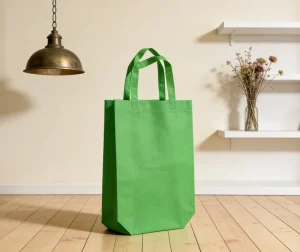 Stylish non woven tote shopping bags eco friendly and reusable custom printed for retail business