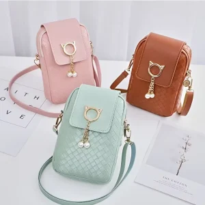 Top Trend Trendy Woven PU Mini Crossbody Bag Leisure Ladies Shoulder Bag Bolsos De Mujer Luxury Handbags for Women