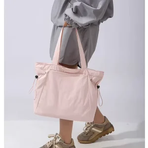 Tote Bag Outdoor Casual Handbag Yoga Large Capacity Shoulder Bag Durable Soft Waterproof