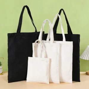 Tote Bags with Custom Printed Logo Eco friendly Recyclable Reusable Large Grocery Shopping Bags