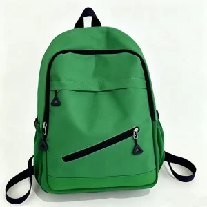 Transparent PVC Fashion Waterproof Unisex Letter Solid Color Backpack Zipper Closure 30 40L Air Cushion Strap Polyester