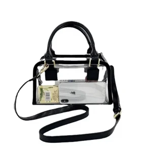 Transparent Sequined PVC Beach Bag Zipper Closure Portable One-shoulder Oblique Large Capacity Women’s Bag
