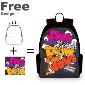 Travel Canvas Backpack For Women Men Vintage Green Aesthetic Backpack For School LOW MOQ Customize Printing