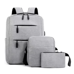 Travel Laptop Backpack Sac Au Dos 3 Compartment Set Student Laptop Bag Backpack
