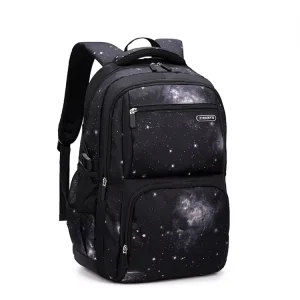 Trendy New Design Mix Color Big Size Boys and Girls Nylon School Bag for Teens and Ladies