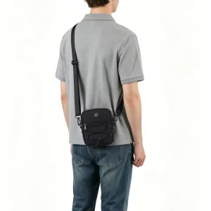 Ultra Slim Anti Theft Waterproof Crossbody Bag Lightweight Nylon Crossbody Bag For Phone Cards Keys Travel Casual