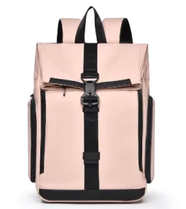 Unisex Casual Durable Laptop Backpack with Customized Logo Waterproof PU Polyester Lining for Commuting Urban Leisure Men Women