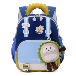 Unisex Cute Pattern Backpack Pendant for Primary School Students Lightweight Creative Design Blue Pink Fashion Colors