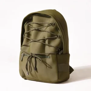 Unisex Student Backpack with Zipper Closure Neoprene Material 20-36L Capacity for School & Travel