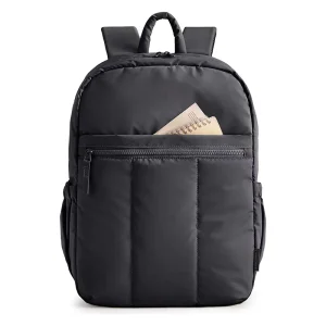 Unisex Travel Backpack Large Side Pocket 15.6 Inch Work College Polyester Zipper Purse Waterproof Business Teacher Laptop Bag