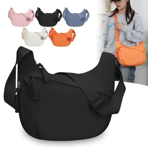 Unisex Waterproof Nylon Waist Bag Custom Logo Urban Simplicity Crossbody Fanny Pack Travel Hiking Belt