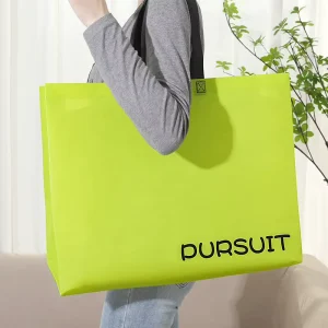 Value Non Woven Eco-Friendly Clothing Tote Bag with Handle for Stores Laminated Printing Customizable Logo