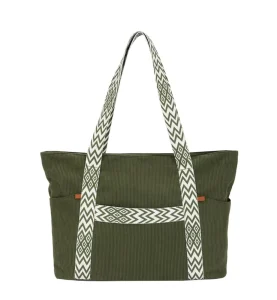 Velvet Solid Color Portable Travel Bag New Artsy Laid back Style Large capacity Daily Tote Zipper Closure All Seasons