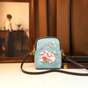 Vintage 3D Embossed Women Handbags Retro Lady Portrait Crossbody Bag Shoulder Messenger Bags Designer Phone Purse