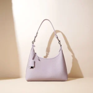 Vintage Genuine Leather Crossbody Shoulder Bag Urban Simplicity Soft Minimalist Zipper Closure for Women