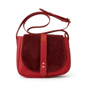 Vintage Lady Anti-Theft Shoulder Bag with Cover Closure