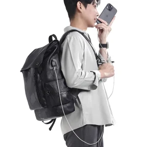 Waterproof Computer Backpack Unisex Large-Capacity Schoolbag College Students Commuter Travel Business Air-Cushioned