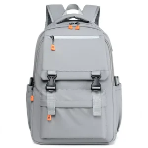 Waterproof Zipper 17 Inch Student Backpack Fashion Oxford 20-36L Air Cushion Belt Softback College Laptop Backpack