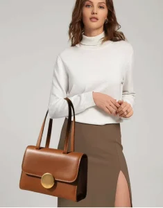 Waterproof Zipper Closure Custom Pattern Large Capacity Soft Handmade Tote Woven PU Leather Women’s Shoulder Bag