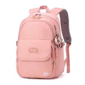 Women Backpack Beautiful Pink School Bags for Girls Middle High School Students Kids Teens Bookbags Mochilas Escolares