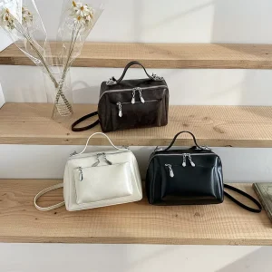 Women Purses and Handbags Custom Logo PU Leather Ladies Shoulder Bag