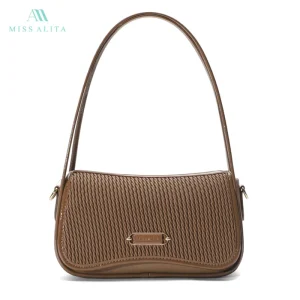 Women Shoulder Bag Lightweight Fashion Glossy PU Leather Daily Use Evening Party Handbag Shiny Patent Leather Purse
