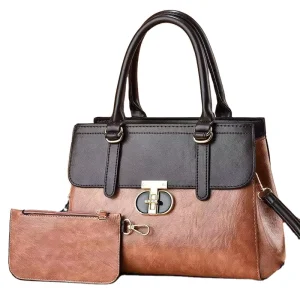 Women’s Casual Tote Bags Zipper Closure PU Material Comfortable Beautiful Lightweight Large Capacity Handbag