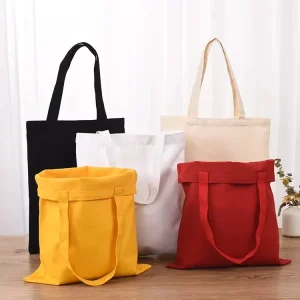 Women’s Large Capacity Cotton Canvas Tote Bags Reusable Canvas Tote Bags