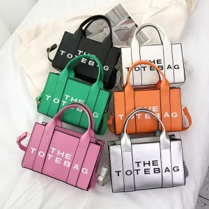 Women’s PU Leather Shoulder Bag with Zipper Closure and Polyester Lining Small Size
