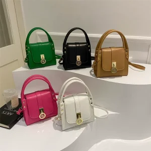 Women’s Solid Color Simple Shoulder Bag Armpit Bag Casual Designer Women Bags