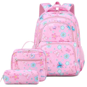 for New Unisex Primary School Students Grade 3 6 Cartoon Waterproof Super Light Large Capacity Backpack