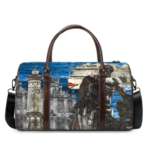 1 Piece Order Custom Duffel Bag Travel Hand Carry Sport Gym Bag Custom Image Print Waterproof Large Tote Bag
