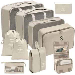 10 in 1 Travel Essential Kit Luggage Travel Bags Set Traveling Bags Luggage Set