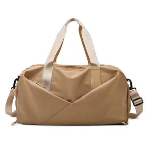 11 Colors Waterproof Custom Logo Men Women Fitness Sports Gym Travel Duffel Tote Duffel Bag with Shoes Compartments