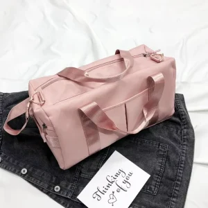 13 Color Custom Dry Wet Sport Duffel Holdall Training Yoga Travel Overnight Weekend Shoulder Tote Gym Bag with Shoes Compartment