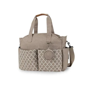 27L Storage Polyester Diaper Handbag Multi Function Baby Bag Diaper Bag Tote