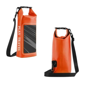 2L IPX-8 Waterproof Bucket Bag Outdoor Drifting Swimming PVC Large Capacity Portable Mobile Phone Messenger Dry Bag Backpack