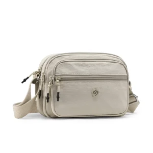 2L Nylon Messenger Crossbody Bag Lady Style Everywhere Zipper Belt Foldable Mini Sports Yogini Gym Bag for All Night Festivals