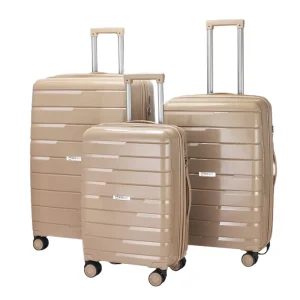 3 Pcs Luggage Set 21″ 25″ 29″ Travel Bags 4 Spinner Wheels Trolley Bag Suitcase