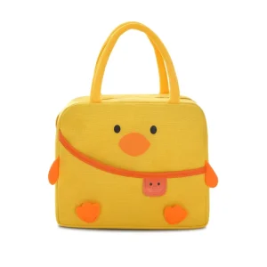 Adult Eco friendly Polyester Cooler Lunch Bag with Zipper Closure and Box for Work or School