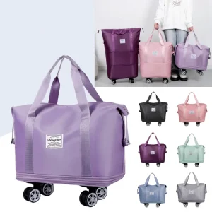 Air Cargo Shipping Bag Extensible Super Large Capacity Folding Storage Bag with Wheels Travel Bag