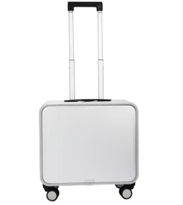 Aluminium Alloy Frame 360 Degree Wheels Front Open Airplane Trolley Suitcase Travel Cabin Luggage
