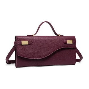 Autumn Winter New Fashionable Crossbody Handbag PU Material Vintage Style Small Square One-Shoulder Underarm Bag Portable Casual