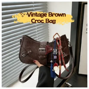 Autumn Women’s Stylish Belt Solid Color New Fashion Korean Version PU Texture Casual Simple Single Shoulder Crossbody Zip