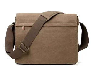 BSCI Certificate Canvas Messenger Bags with Shoulder Strap for Men