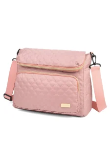 Baby Diaper Bag Large Capacity Multi Function With Changing Pad Insulated Pockets for Travel Parents